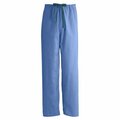 Medline Encore Unisex Pants Scrub, Reversible, Drawstring Waist, Ciel Blue, Large 700PTHL-CF